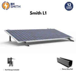BHS Aluminium Smith L1 Solar Structure with clamps For Single Solar Panel