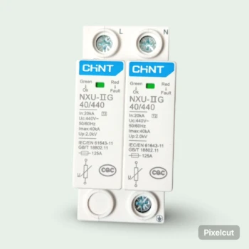 Chint-2-Pole-NU6-ⅡG-F-Low-Voltage-AC-Surge-Protective-Device