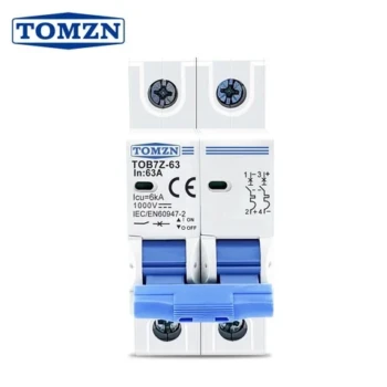 Complete Solar Protection Box Tomzn Dc , Breaker Tomzn AC Breaker , Changeover Breaker , VA Protection Device, 12-Way Box, 125A Dc Breaker