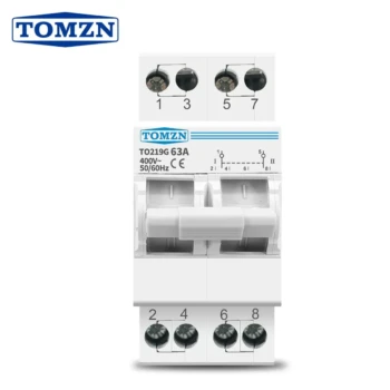 Complete Solar Protection Box Tomzn Dc , Breaker Tomzn AC Breaker , Changeover Breaker , VA Protection Device, 12-Way Box, 125A Dc Breaker