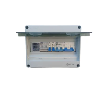 Complete Solar Protection Box Tomzn Dc , Breaker Tomzn AC Breaker , Changeover Breaker , VA Protection Device, 12-Way Box, 125A Dc Breaker