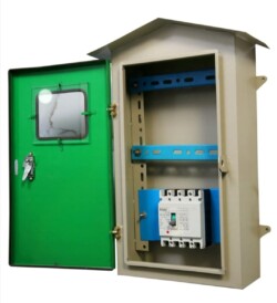 Disconnect Switch with green meter Box
