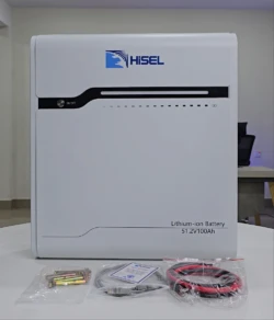 Hisel Wall Mounted LiFePO4 lithium Battery 51.2V 100Ah
