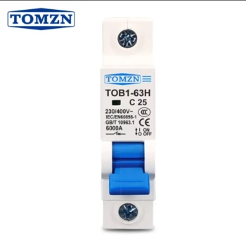 Tomzn 1P AC MCB Circuit Breaker