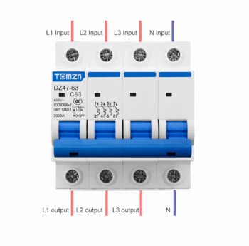 Tomzn MCB 4-Pole