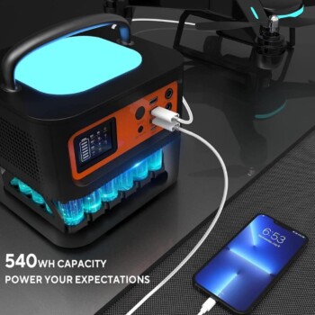 TigFox T500 - 500W Solar-Ready Portable Lithium Power Station