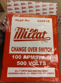 milat 100A 4 pole Changeover Switch