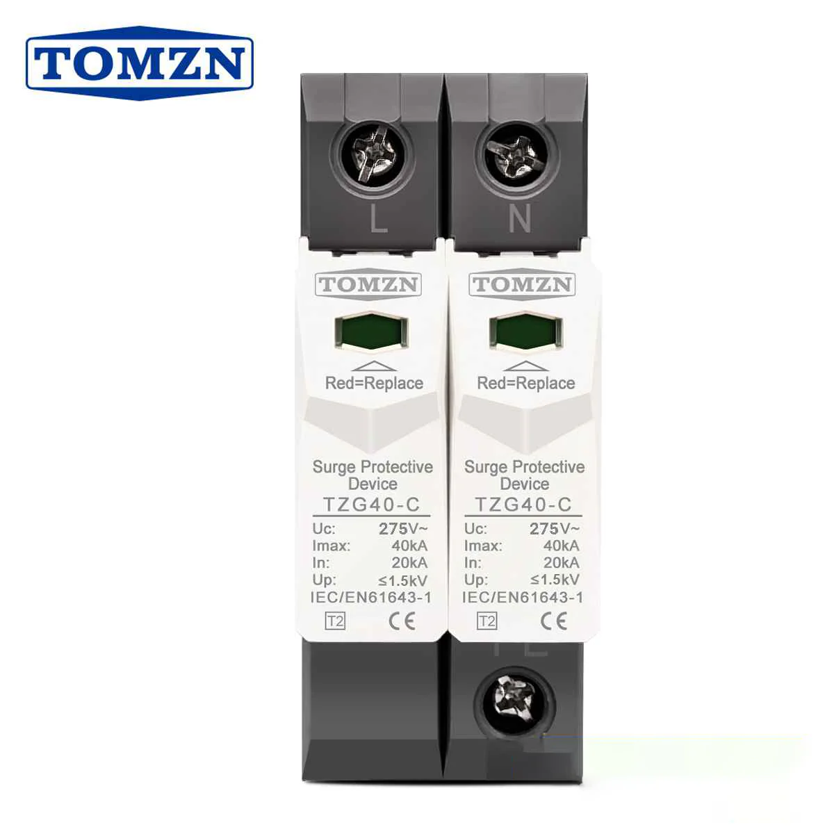 Tomzn AC SPD 2-Pole